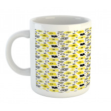 Bicolour Spring Flowers Mug