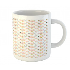 Simple Abstract Floral Art Mug