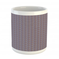 Retro Geometrical Motif Mug