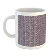 Retro Geometrical Motif Mug