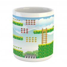 Exotic Tile Game Platform Mug