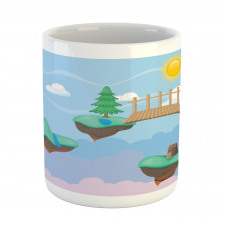 Flying Islands Game Platform Mug