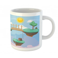 Flying Islands Game Platform Mug