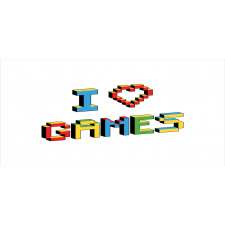 Love Video Games Pixel Art Mug