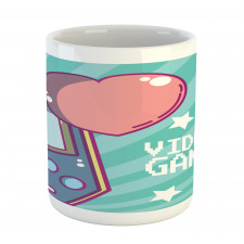 Retro Gameboy Fans Heart Mug