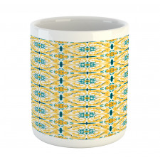 Botanical Swirling Motif Mug