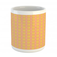 Geometric Floral Pattern Mug