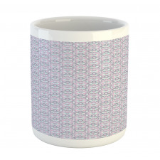 Pastel Tones Floral Motif Mug