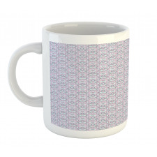 Pastel Tones Floral Motif Mug