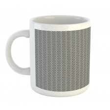 Greyscale Circular Motif Mug