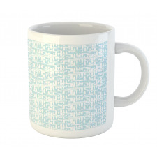 Abstract Maze Style Motif Mug