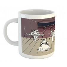 Ballerinas Stage Sketch Mug