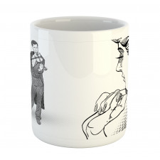 Man Playing Violin Mug