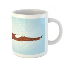 Pop Art Comic Falcon Bird Mug