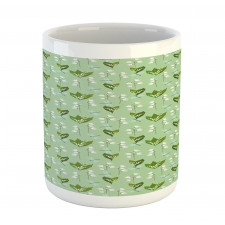 Dragonflies and Campanulas Mug