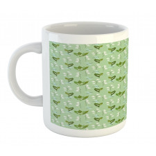 Dragonflies and Campanulas Mug