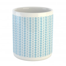 Grunge Hexagons Pattern Mug