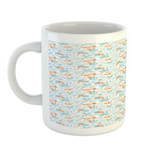 Fall Leaves Mushrooms Mug