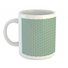 Diagonal Symmetry Motif Mug