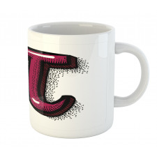 Cartoon Design Number Mug