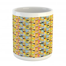 Creative Grunge Squares Mug