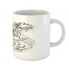 Hand Holds Lotus Mug