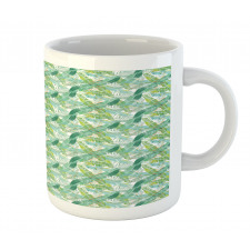 Creative Tropical Leaves Mug