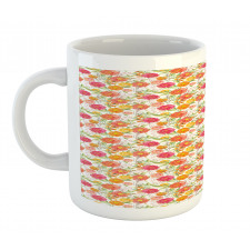 Watercolor Flowers Berries Mug