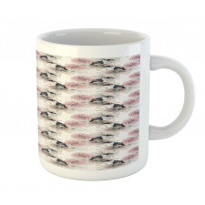 Vintage Toucan and Flowers Mug