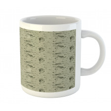 Fisherman Boat and Trouts Mug