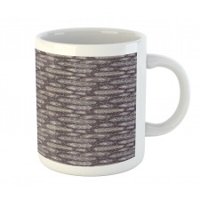 Feathers with Heart Art Mug