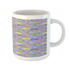 Unicorns Flying in Sky Mug