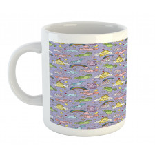 Unicorns Flying in Sky Mug