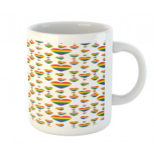 LGBT Hearts Love is Love Mug