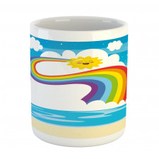 Cartoon Sun Holiday Mug