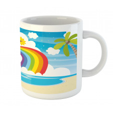 Cartoon Sun Holiday Mug