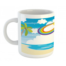 Cartoon Sun Holiday Mug