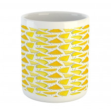 Yellow Color Palette Slices Mug