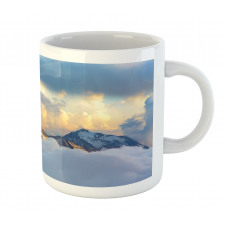 Snowy and Cloudy Peak Mug