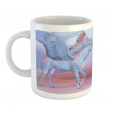 Dreamy Lady and Angel Horse Mug