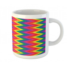 Zig Zag Chevron Shape Mug