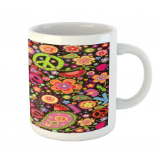 Hippie Paisley Leaves Mug
