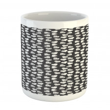 Modern Hearts Art Mug