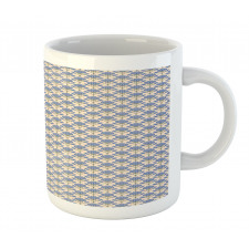 Symmetric Flowers with Buds Mug