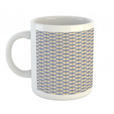 Symmetric Flowers with Buds Mug