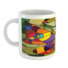 Abstract Butterfly Art Mug