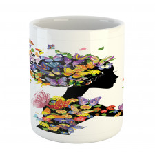 Flowers with Butterfly Mug