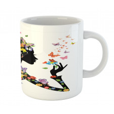 Flowers with Butterfly Mug