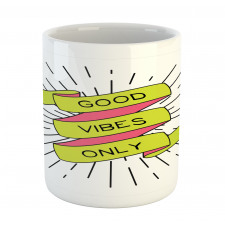 Positive Words Rays Mug