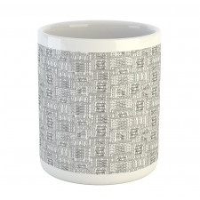 Apartment Buildings Sketch Mug